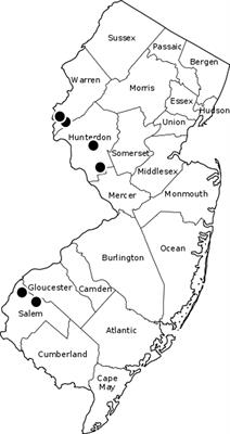 Characterizing location of spotted lanternfly egg masses in wooded habitat during early invasion stages